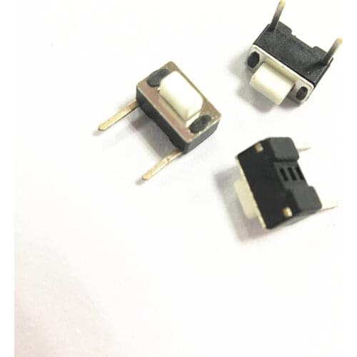 Free shipping 50PCS 3*6*5mm 2pin Tact Switch 3x6x5mm 2P Side Pin Micro Push Button Tactile Switchs