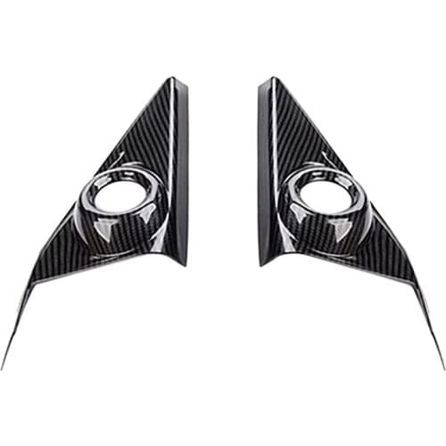 Carbon Fiber Inner Door A-Pillar Tweeter Frame Decorative Stickers for Honda Civic 10Th2017 2018 2019 2020