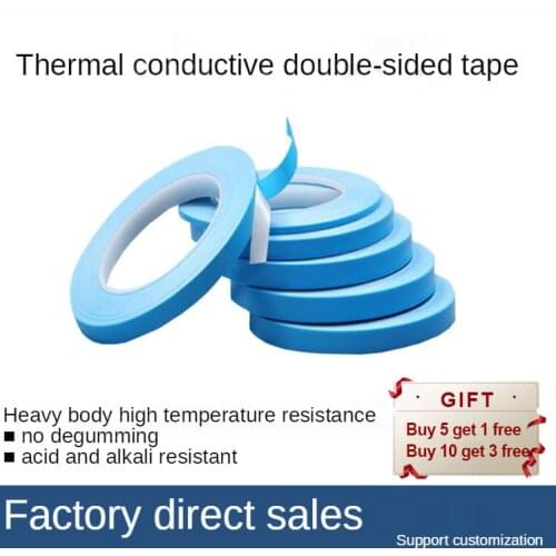 1PCS 25m 10/12/20mm Width Double Sided Transfer Heat Tape Thermal Conductive Adhesive Tape For PCB CPU LED Strip Light Heatsink