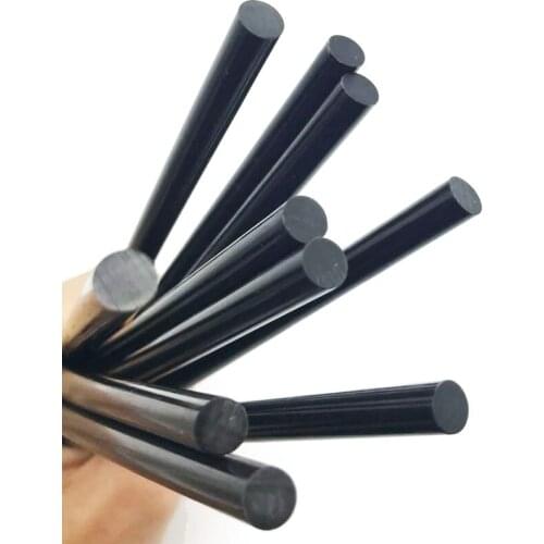 10 Pcs Black Color 7MM Hot Melt Glue Sticks For Electric Glue Gun Car Audio Craft Repair Sticks Adhesive Sealing Wax Stick
