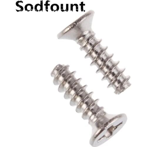 100pcs 304 stainless steel phillips flat self-tapping screws M2.3 M2.6 M3 M4 Countersunk head screw
