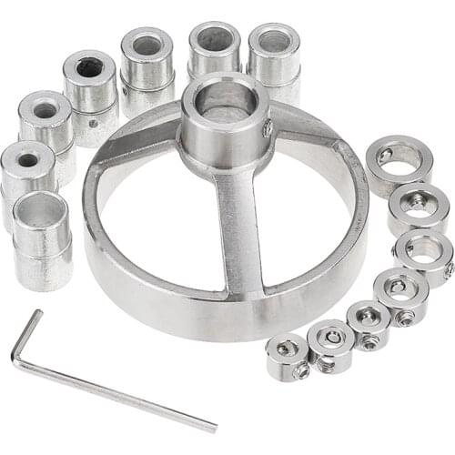 New 16pcs Drill Guide Hole Vertical Pocket Jig 5/6/7/8/9/10/12mm 90 Degree Drill Hole Punch Locator Kit Woodworking Tools