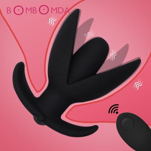 Enema Anal Vibrator Adult Sex Toys Anus Dilator Hollow Anal Plug Vibrators Sex Toys For Men Butt Plug Peep Vagina Intimate Goods