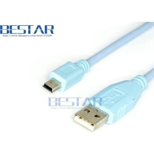 CAB-CONSOLE-USB USB To mini 5p Cable 1.8m 6ft For CISCO WS-C3750X 2921 2911 2951 Switchboard Cables