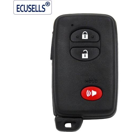 3 Buttons New Smart Remote Key Shell Case 2+1 Button for Toyota 4Runner Land cruiser Prius