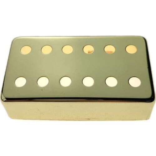 Humbucker Guitar Pickup Cover 52mm Pole Spacing Covers Gold for LP Parts