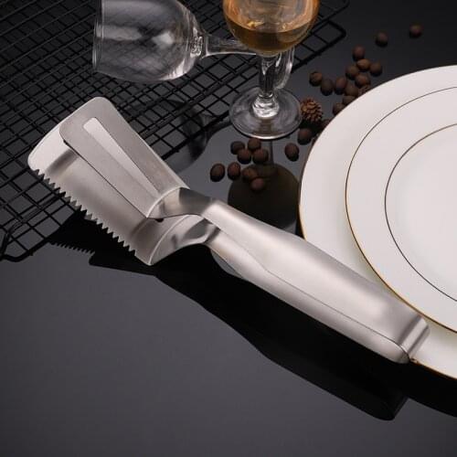 Multifunctional BBQ Clip Stainless Steel Kitchen Bread Arbecue Tong Fried Steak Shovel Fried Fish Shovel Clamp Kitchen Tools