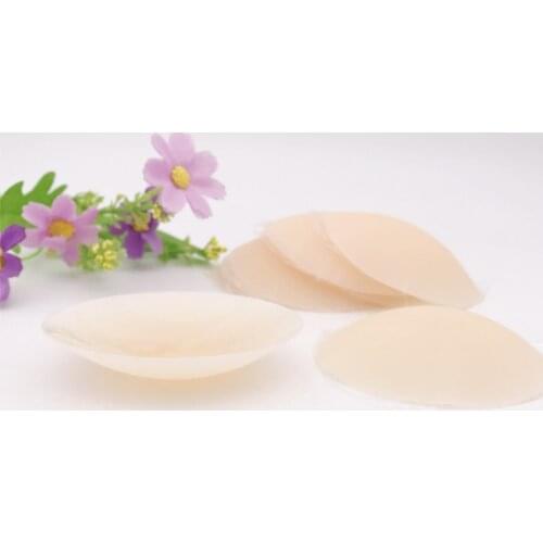 Reusable Invisible Silicone Nipple Cover Self Adhesive Breast Chest Bra Solid Color Woman Pasties Pad Mat Stickers Accessories