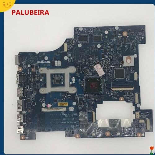 PALUBEIRA PIWG2 LA-6753P G570 motherboard For Lenovo G570 laptop motherboard REV1.0 HM65 DDR3 PGA989 Mainboard strong packing