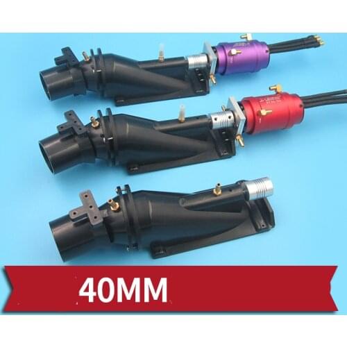1Set 40mm Water Thruster Underwear Jet Pump Sprayer with 4260/ 3674 Brushless Motor+Water Cooling Jacket for RC Boats Modified