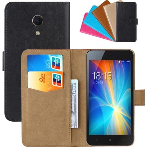 Luxury Wallet Case For BQ BQ-5044 Strike LTE PU Leather Retro Flip Cover Magnetic Fashion Cases Strap