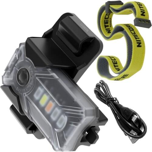 2021 Nitecore NU07 LE Signal Lamp +Headband build in Rechargeable Battery 5color Specifically Operator Police Emergency Response