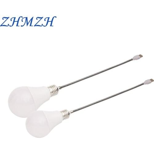 DC5V USB LED Lamp Bulb 3W 10W Bubble Ball Bulbs PVC Portable Emergency USB Light Work With Power Bank Notebook For Camping Tent