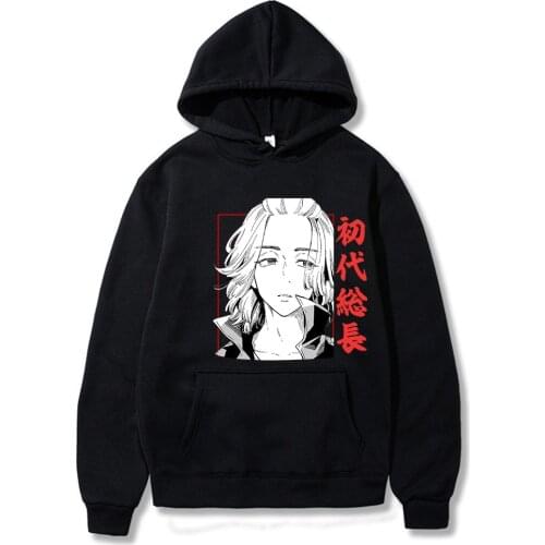 Tokyo Avengers Printed Hoodie Woman 2021 Comfort Micky Hippop Harajuku Casual Hoodies Fashion Lace-up Women Hoody