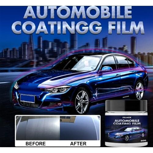 30g / 60g Auto Wax Plating Waterproof Film Glossy Crystal Layer Paint Coating Kits With Sponge Towel Car Wax Plating Coating New