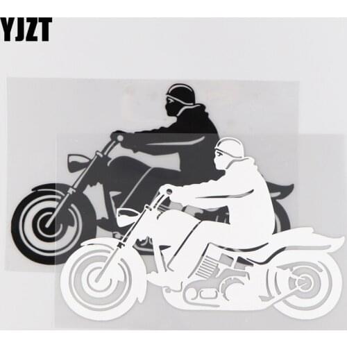 YJZT 19CM*12.2CM Locomotive Creative Pattern Decor Car Sticker Vinyl Decal 1A-0113