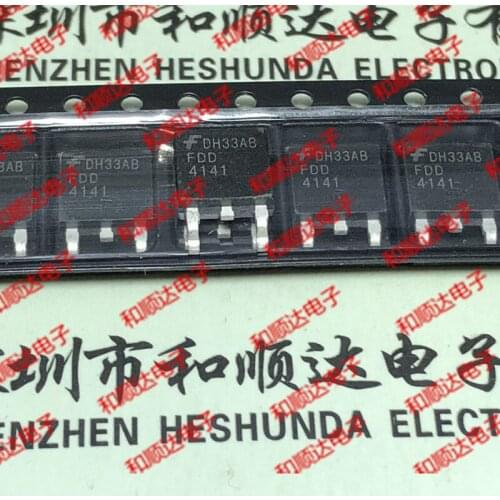 10pcs/lot FDD4141 New Spot TO-252 -40V -50A