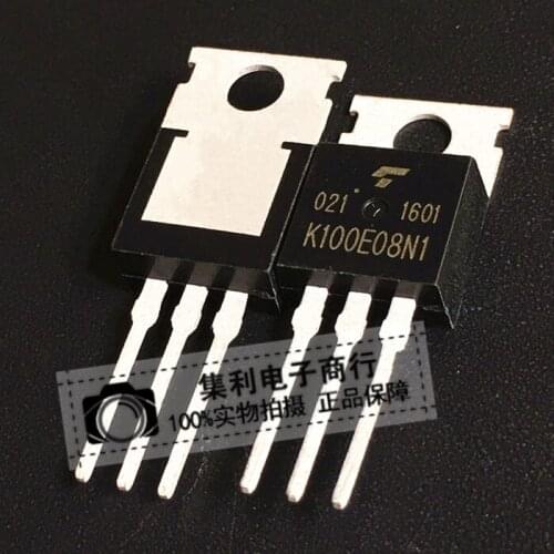 10pcs/lot K100E08N1 TK100E08N1 TO-220