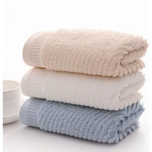 100% Cotton Thick Hand Hair Towel Family Bathroom Hotel Adults Children Face Towels Soft Comfortable Toalla Serviette Handtuch
