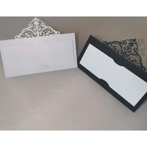 A. 50pcs Party Table Name Wine Guest Place Cards Favor Decoration Wedding Supplies Seating Decoration