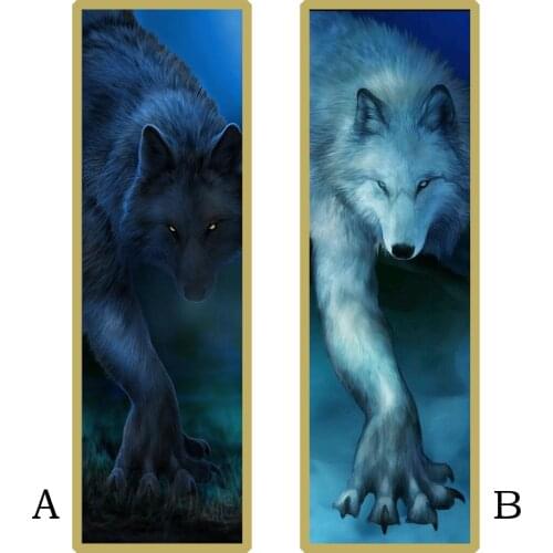 Diamond embroidery 5D Animals cross stitch crystal square mosaic painting sets decorative diy diamond painting Wolf