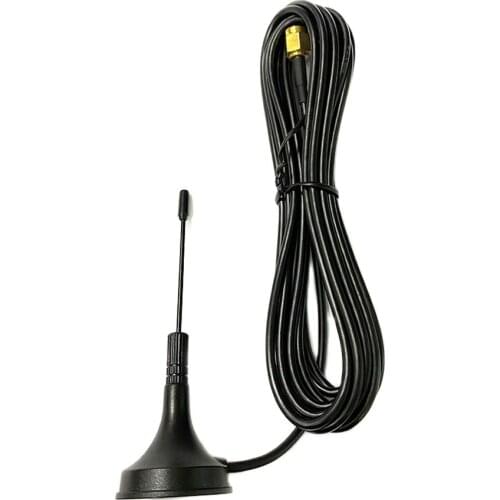 1PC GSM 3G Antenna SMA male connector magnetic base antenna extension cable 3m for 3G modem gsm indoor antenna