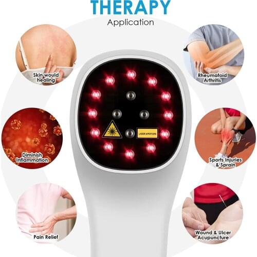 Cold Laser Physiotherapy Back Pain Relief Equipment Knee Joints Arthritis Treatment Waist Foot Neck Pains Reliever
