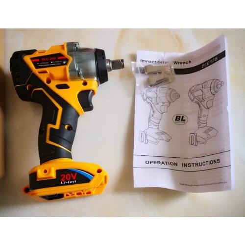 Max 2700R 3500t For 18V Dewalt Torque Wrench screwdriver brushless motor Cordless Impact Wrench Power tool with battery