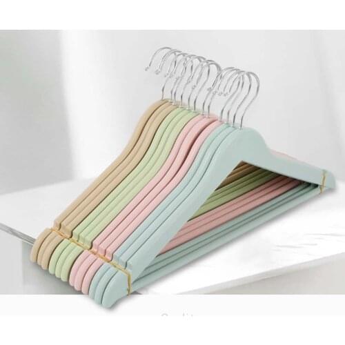 Doreen Box Colorful Multifunctional Clothes Hangers Metal Plastic Rack Outdoor Drying Rack clothing coat closet organizer 1PC