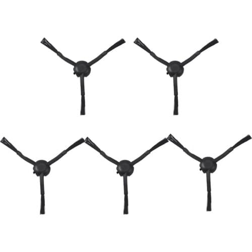 5pcs Washable Accessories Black Side Brush For Xiaomi majia 1T STYTJ02ZHM Robot Vacuum Cleaner Parts Kits sweeper