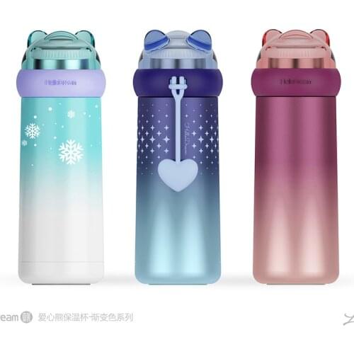 300-400ml Stainless Steel Termos Mug Rabbit Cartoon Portable Thermoscup Gift Thermos Bottle Insulated Cup Women Vacuum Flasks
