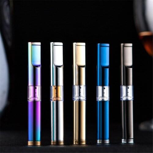 Recycling Washable Filtration Mouthpiece Cigarette Holder Metal Luxury Unisex Cigarette Filter Gadgets for Men Cigar Mens Gift