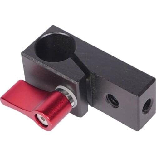 Rail Clamp Mount for Standard 15mm Rod Clamp for Rod Extension to Attach Monitor, Microphone, EVF etc