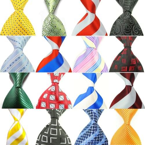 Ricnais 8cm Colorful Female Tie Striped Plaid Neck Ties For Men Business Wedding Red Pink Mens Tie Gift Set Gravatas Para Homen