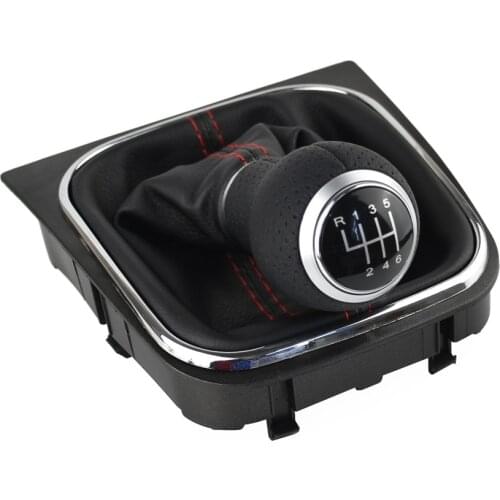 Car Stick Lever Shifter 5/6 Speed Manual Gear Shift Knob For V-W Volkswagen Golf 5 MK5 R32 GTD G-TI 2004-2009