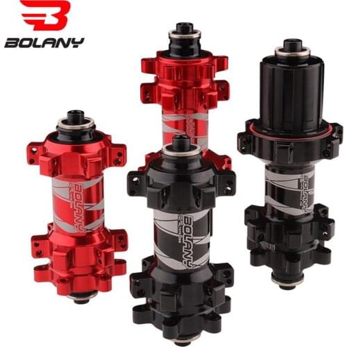 Bolany Hubs Bicycle Mountain disc 24 Hole QR HG Hub Bearing 9x100 10x135 Ultralight 6 PawlsHole Aluminum Alloy
