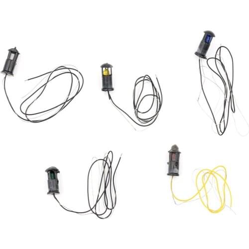 2Pcs Cute Scale Model Light Doll House DIY Sand Table Landscape Decor Garden Lawn Lamp Lighting