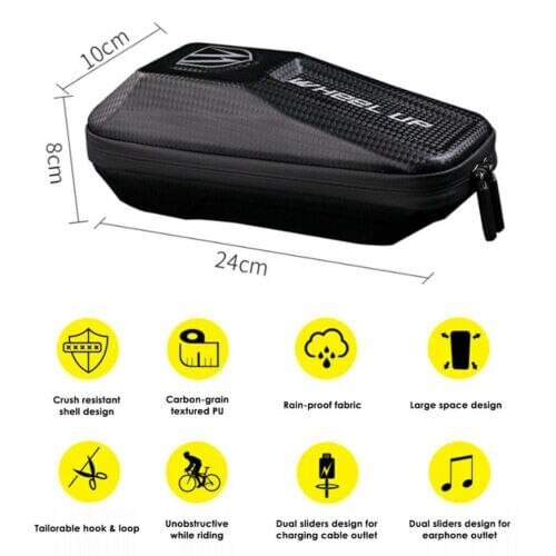 Bike Handlebar Bag Bicycle Front Cell Phone Holder Case Cycle Accessories
