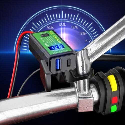 SAE to Dual USB Motorcycle Charger Wide Scope of Application Simplicity Adapter for Waterproof 12V Mobile Phone GPS