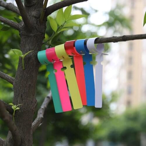 100pcs Waterproof Plastic Plant Hanging Tags Gardening Plant Flower Marker Label Garden Gardening Label Plant Nursery Label Tag