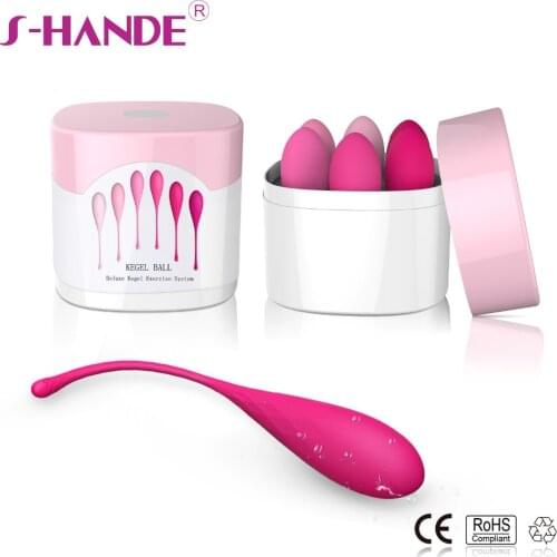 Smart Kegel Ball Vaginal Dumbbells Kegel Ben Wa Ball Egg Vaginal Training Exercise Sex Toys for Women Products 6pcs/set