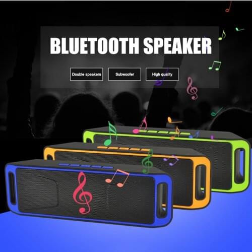 40W Portable Bluetooth Speaker Wireless Outdoor Stereo Waterproof USB/TF/AUX FM Speaker Blue/Red/Orange/Gray/Green UY8