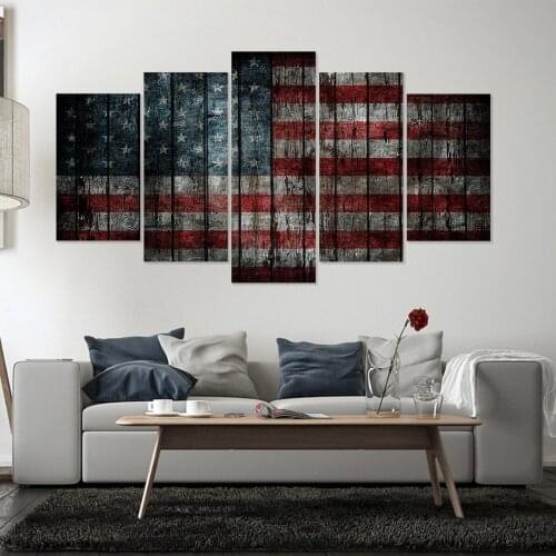 5pcs HD Print abstract American Spirit canvas wall art Painting modern home decor wall art print picture canvas painting /PT1153