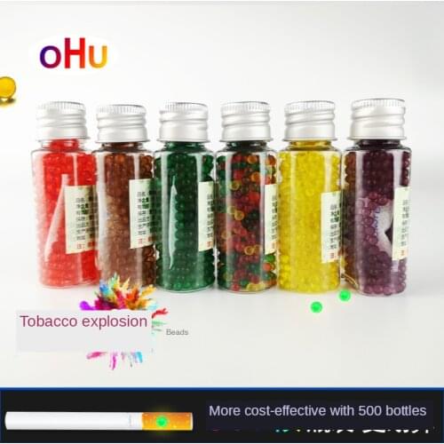 500pcs Cigarette Pops Beads Fruit Menthol Capsule Mint Beads Flavor Explosion Blast Ball Holder Filter Smoking Accessories