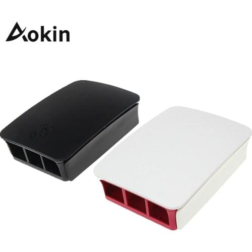Aokin Case For Raspberry Pi Case Black White Red Protective Shell Cover For Raspberry Pi Couqe 3 B/3/2/ B+ Capa Fundas