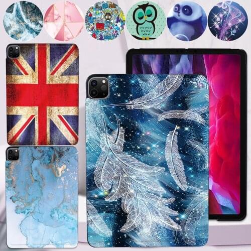 Case for Apple IPad Pro 11" 2018 2020 2021/Pro 10.5"/iPad Pro 9.7" Plastic Tablet Hard Back Shell Case+Free Stylus