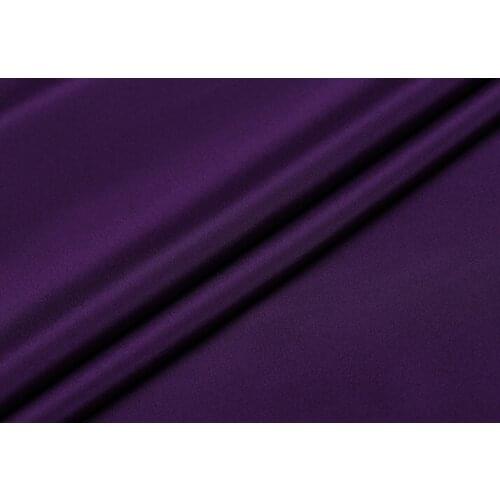 Howmay 100% pure silk fabric crepe de chine 30m/m 45" 130gsm 114cm CDC grape purple 27# for sewing dress or DIY handmade