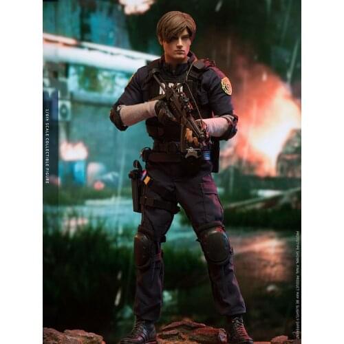 NAUTS x DAMTOYS DMS030 1/6 Leon Kennedy Action Figure Model Toys 12'' Male Soldier Doll for Fans Collection