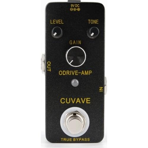 CUVAVE ODRIVE-AMP Classic Tube Overdrive Guitar Effect Pedal True Bypass Zinc Alloy Guitar Accessories