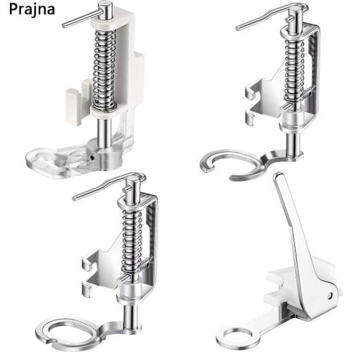 Low Shank Free Motion Darning Foot, Open Toe Foot Rolled Hem Quilting Foot for Singer,Brother and Many Low Shank Sewing Machines